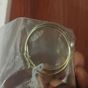 Gold Plated Hoop Earrings
